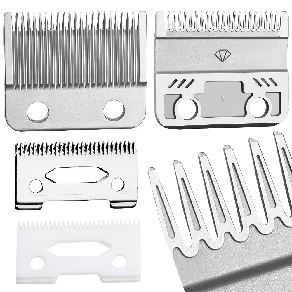 WAHFOX rainure dent conception Unique Pro 2 trous tondeuse à cheveux lames de remplacement ensemble pour Wahl