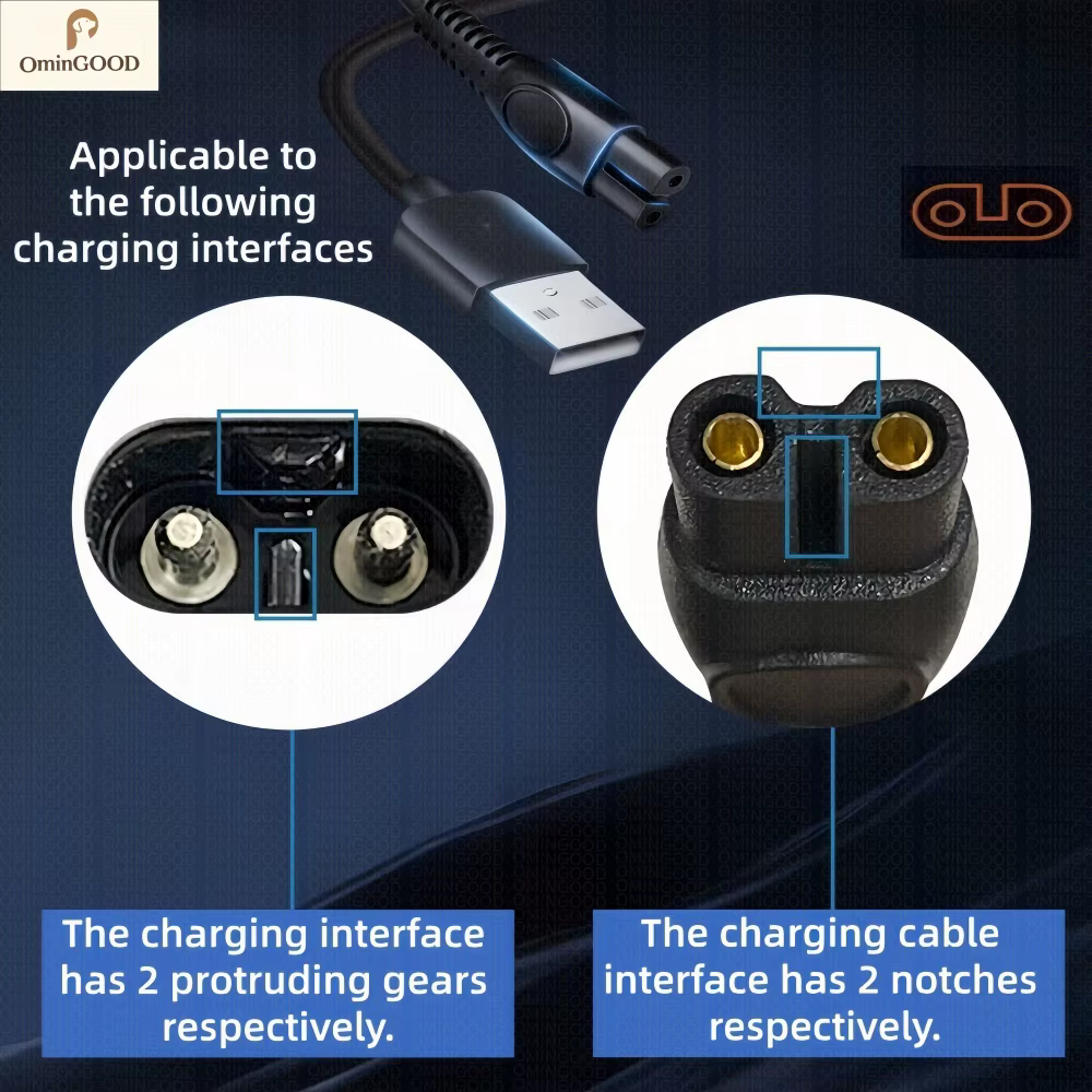 Chargeur pour rasoir Philips Norelco MG9520/50 MG7910/49 MG5910/49 PQ888 PQ889 S1112 S1118 QP2724/90 QP2834/70 S2313 X5000 S5831