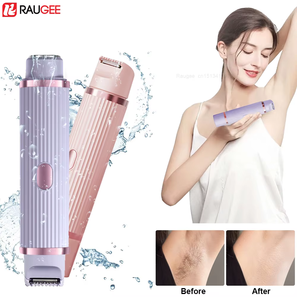 Épilateur électrique Double tête pour femmes