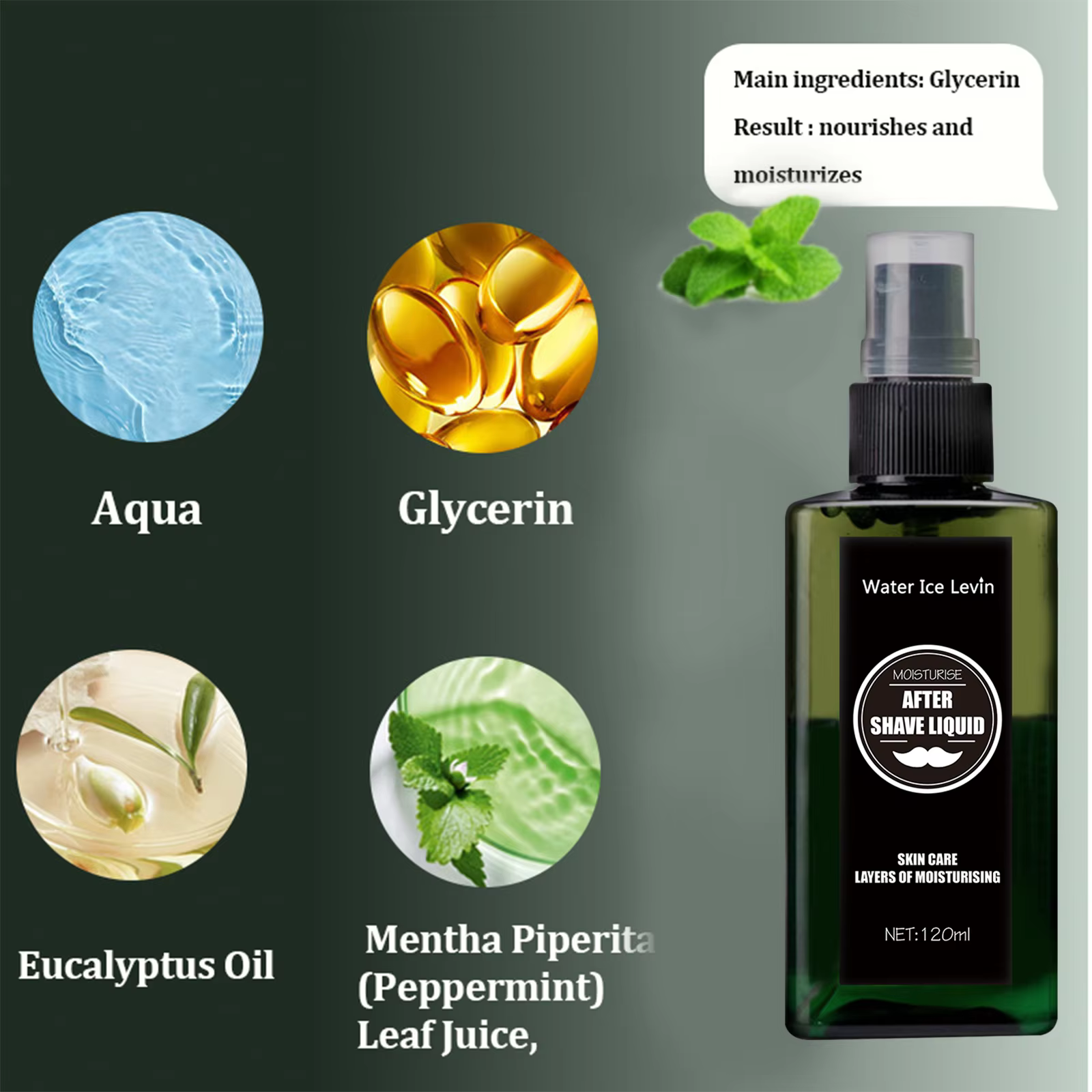 Lotion réparatrice après rasage