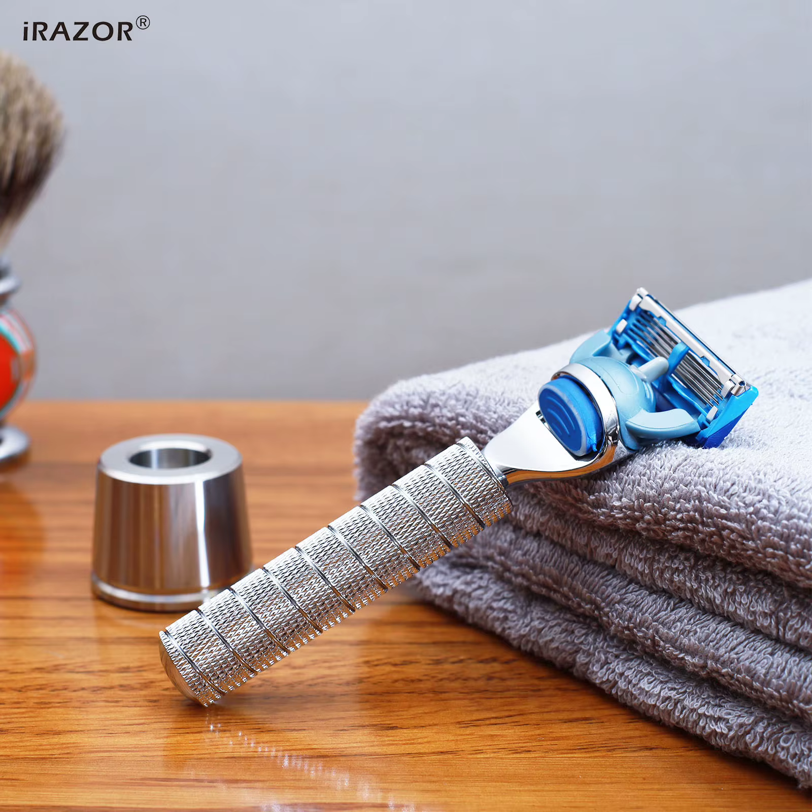 IRAZOR Fusion 5 couches rasoir pour rasage homme barbier cheveux barbe manuel moustache enlèvement