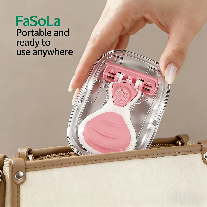 Rasoir portable 6 lames pour femme
