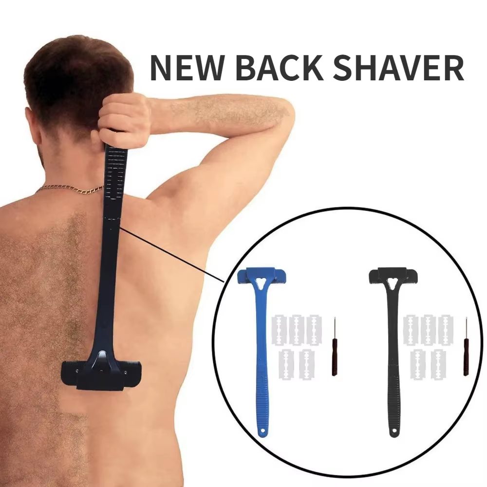 Nouveaux hommes dos rasoir cheveux corps