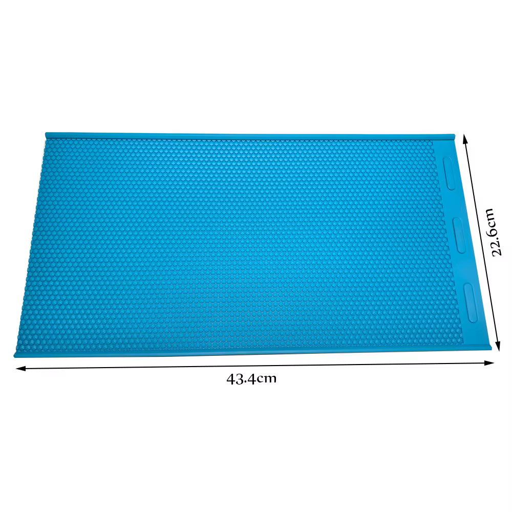 Apiculture Silicone cire d'abeille nid d'abeille moule cire Flexible pour Machine fond de teint feuilles presse gaufreur cire pour abeilles apiculteur 2 pièces