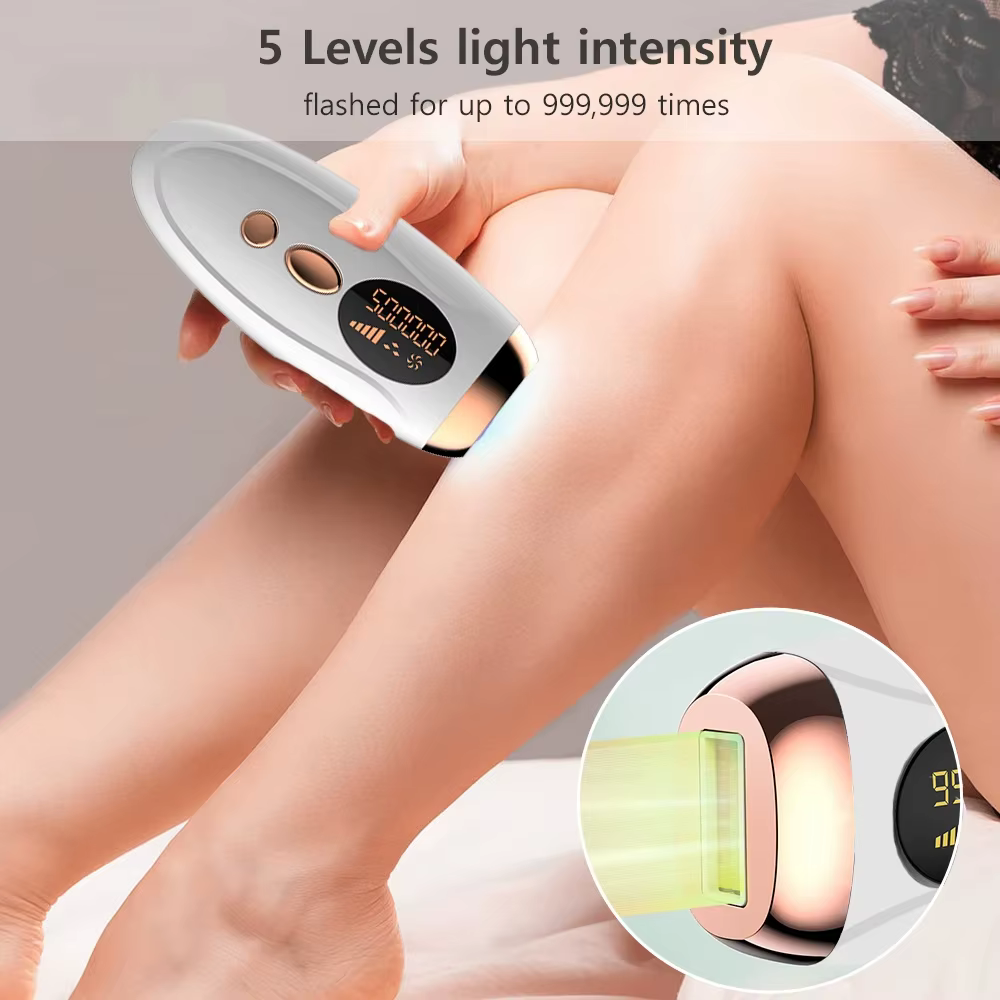 HOMEFISH Laser épilateur IPL épilation pour femmes corps Bikini visage 990000 flashs Permanent indolore IPL