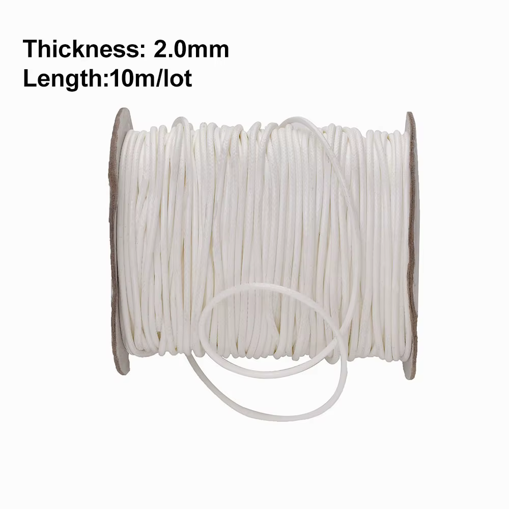Cordons cirés pour Bracelet en Polyester ciré, 2.0mm, 10.9Yard, cordon de perles pour Bracelet en macramé tressé, fabrication de bijoux