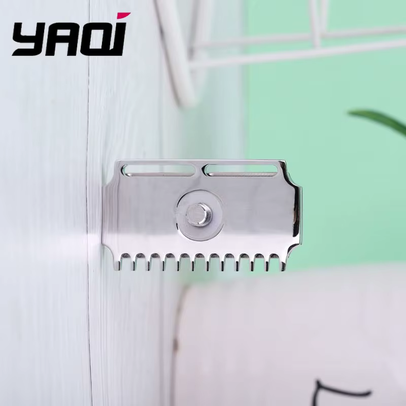 YAQI Vostok 70DC tête de rasoir de sécurité 316 acier inoxydable poli double peigne avec écart de lame de 0.7mm pour un rasage fluide