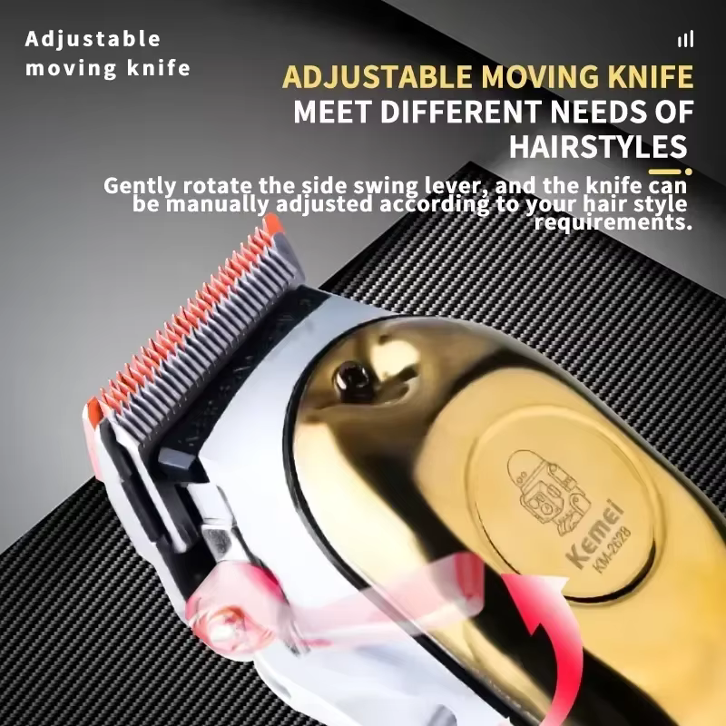 Kemei KM-678 KM-2024 KM-2628 tondeuses à cheveux électriques professionnelles tondeuse à barbe Rechargeable hommes