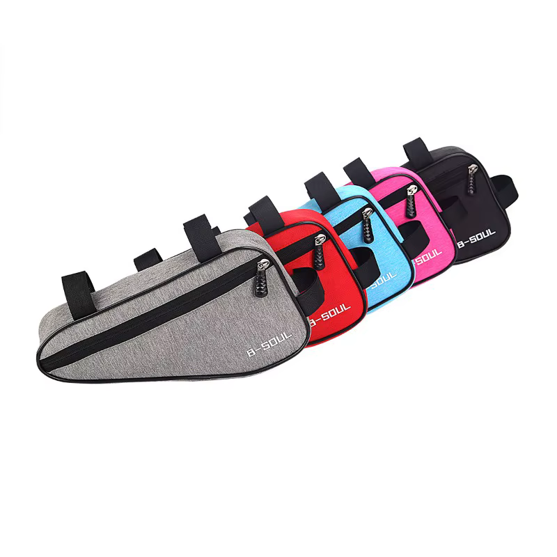 Sac de rangement triangulaire pour vélo de montagne, pochette pour cadre avant de cyclisme sur route, pochette de rangement pour vélo vtt, accessoires de vélo