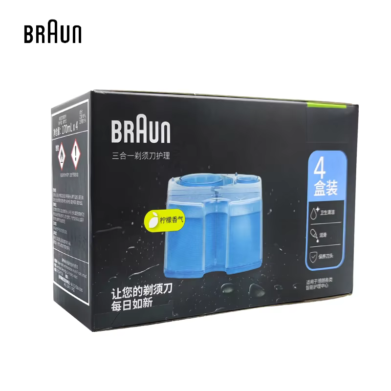Recharges Braun CCR4 Clean & Renew pour rasoir