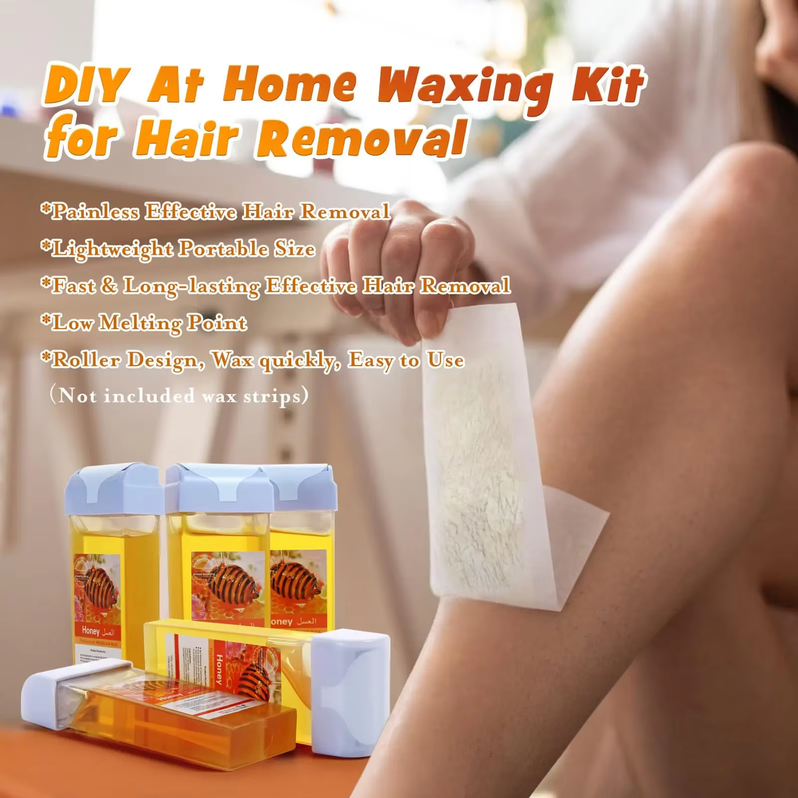 Recharge de rouleau de cire Rose