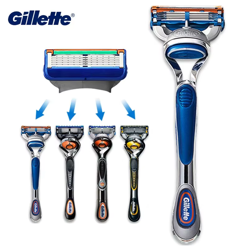 Gillette Fusion rasoir pour hommes visage cheveux barbe Machine à raser manuel sécurité
