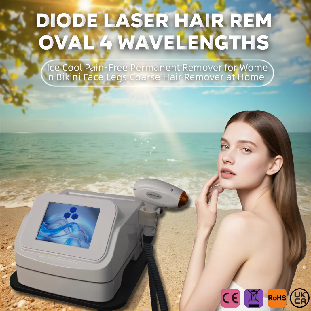 Appareil d'épilation au laser à diode portable 808 nm