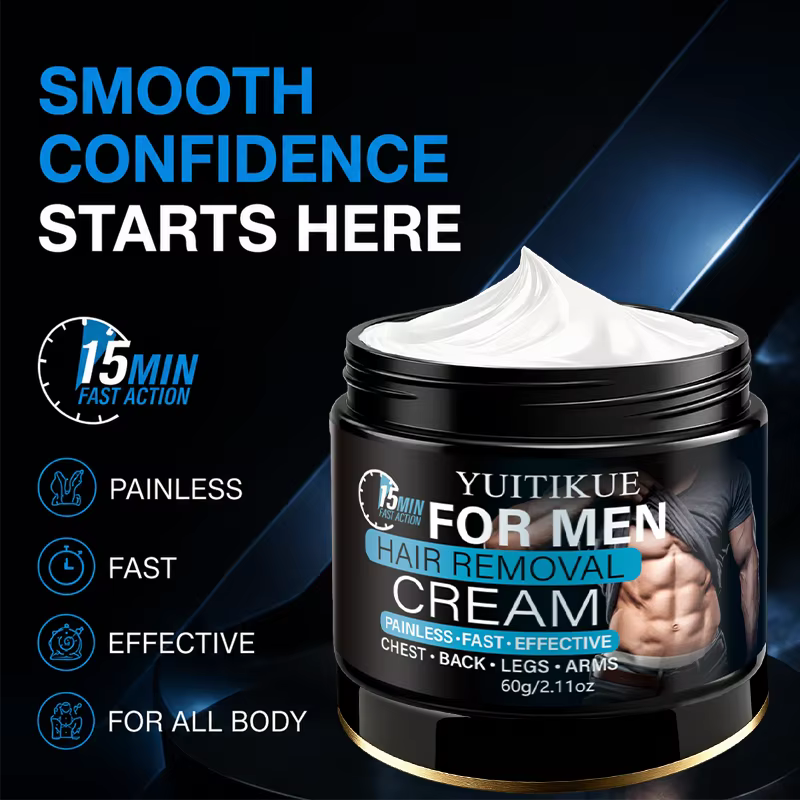 Crème dépilatoire YUITIKUE pour hommes