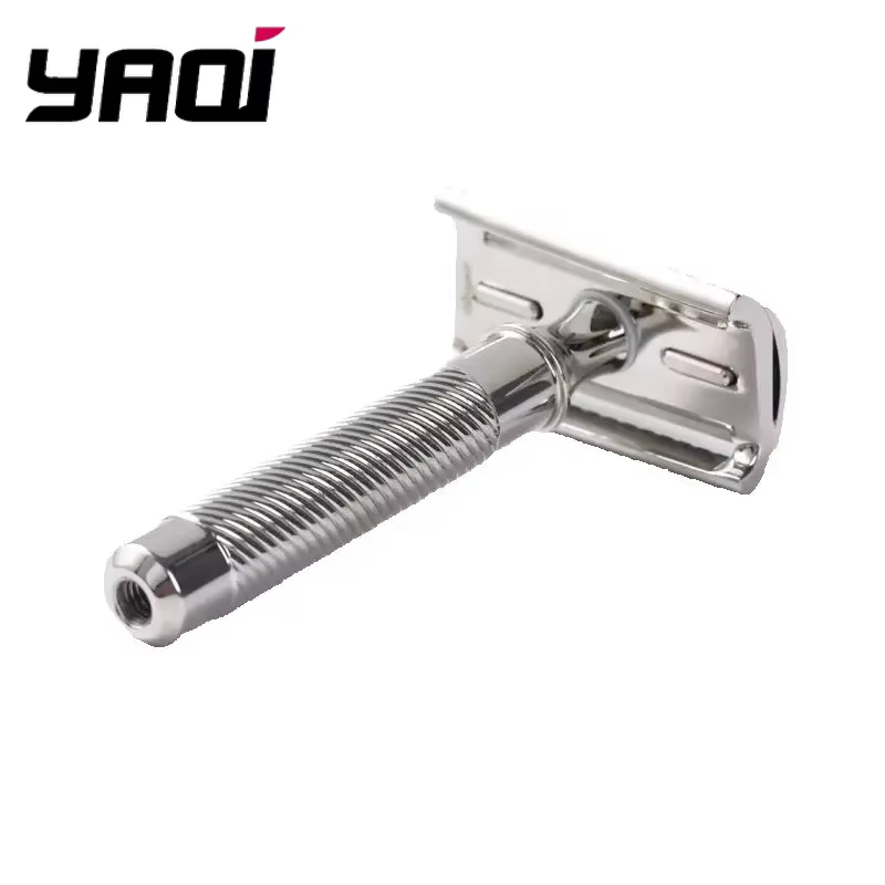 YAQI – rasoir de sécurité incliné 37 en acier inoxydable pour hommes