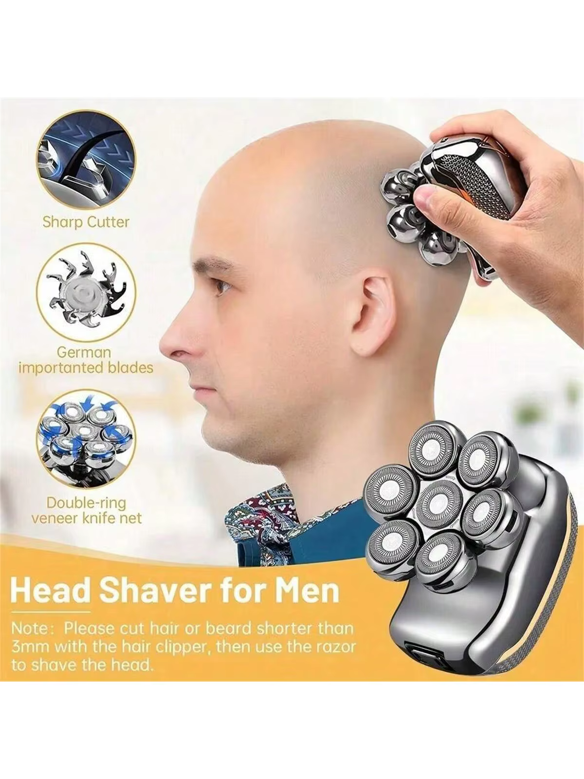 Rasoir à cheveux Double lames