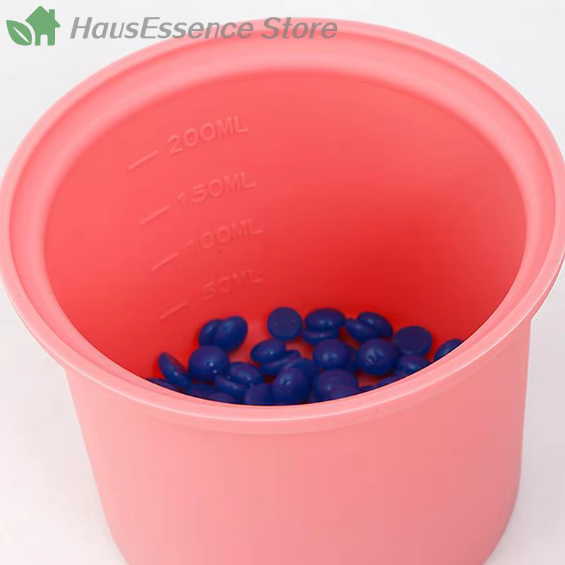 Chauffe-cire avec bols de rechange en silicone résistant à la chaleur