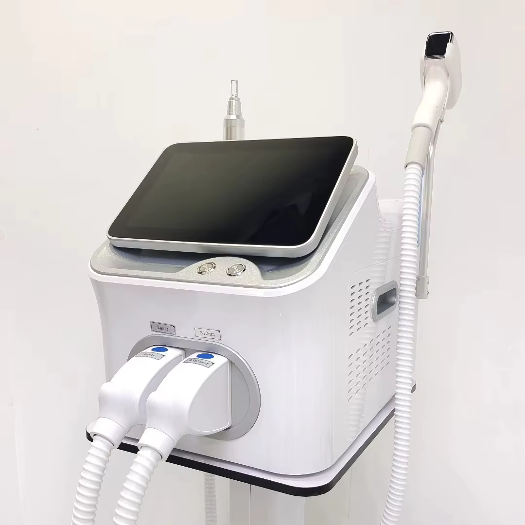 Machine professionnelle d'épilation au laser à glace de titane