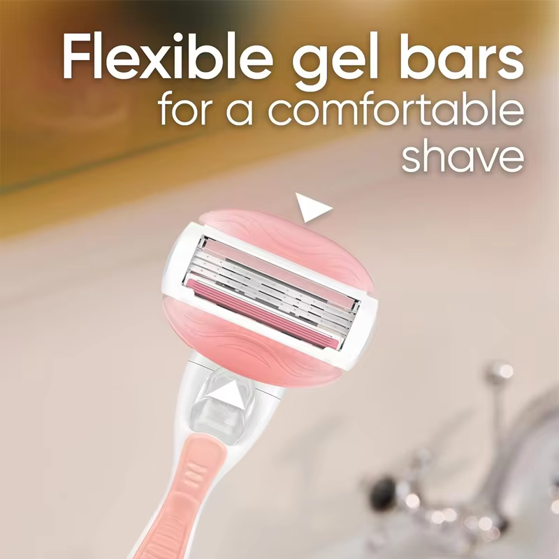 Gillette Venus rasoir pour femme ComfortGlide recharge de lame de thé blanc lames de rechange à 3 couches rasage lisse pour toute la peau