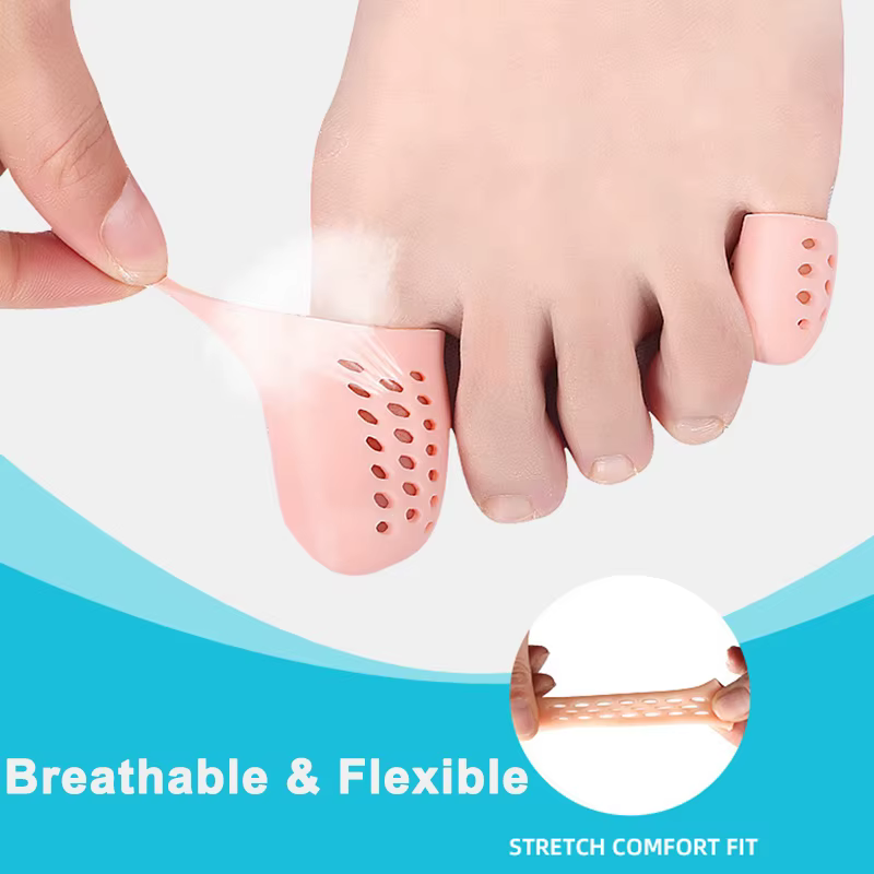 Pexmen 2 pièces/paire protecteurs d'orteils en Gel capuchons