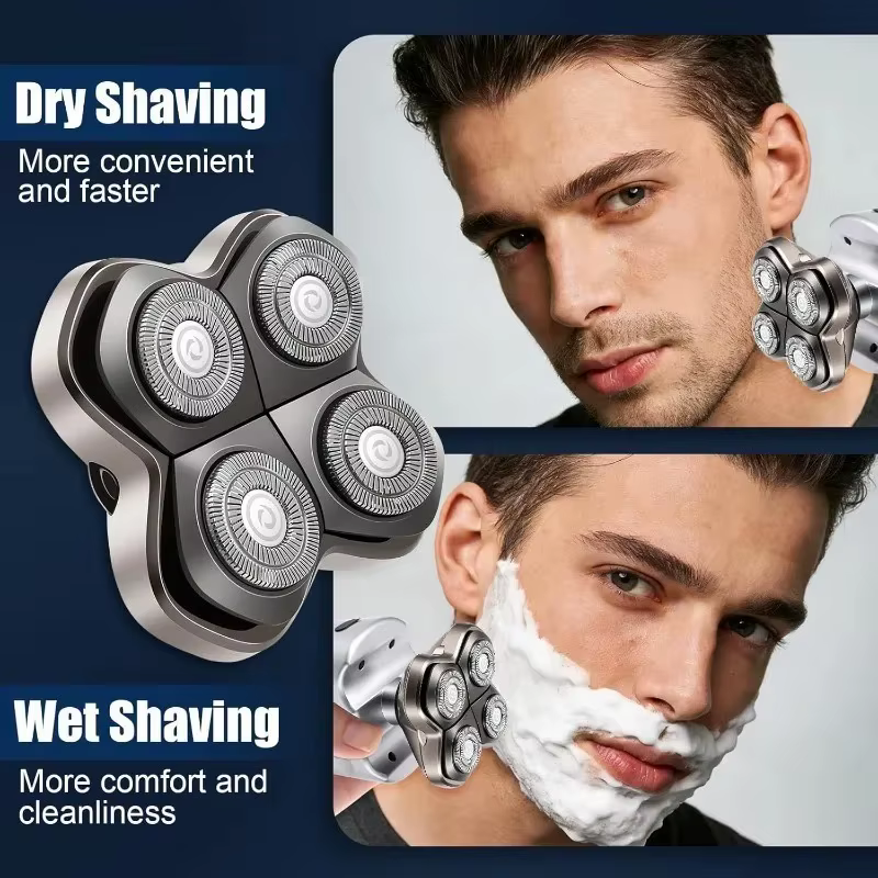 Tête de rasoir électrique Pro4 compatible avec Skull Pitbull/Butterfly Kiss Pro/Palm Shavers