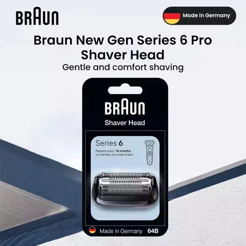Braun 64B tête de rasoir sensible protection de la peau feuille coupe lame de rasage recharge