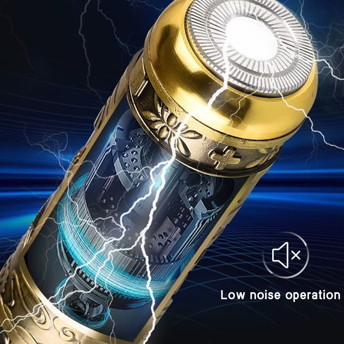 Tondeuse à barbe électrique étanche, rasoir Portable pour hommes, expérience de rasage Non irritante, adapté à la maison et aux voyages