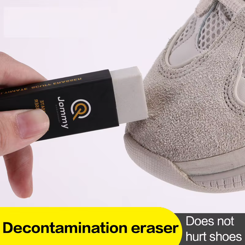 Gomme de nettoyage pour chaussures, pour daim, peau de mouton, cuir mat, tissu, nettoyant pour cuir, bloc de caoutchouc à frotter naturel, brosse à chaussures