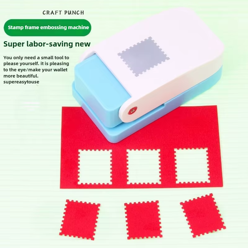 Nouveau Machine à gaufrer en forme de timbre, bricolage, gaufreur fait à la main, artisanat et outil de Scrapbooking, bordure de tampon, poinçon de bricolage