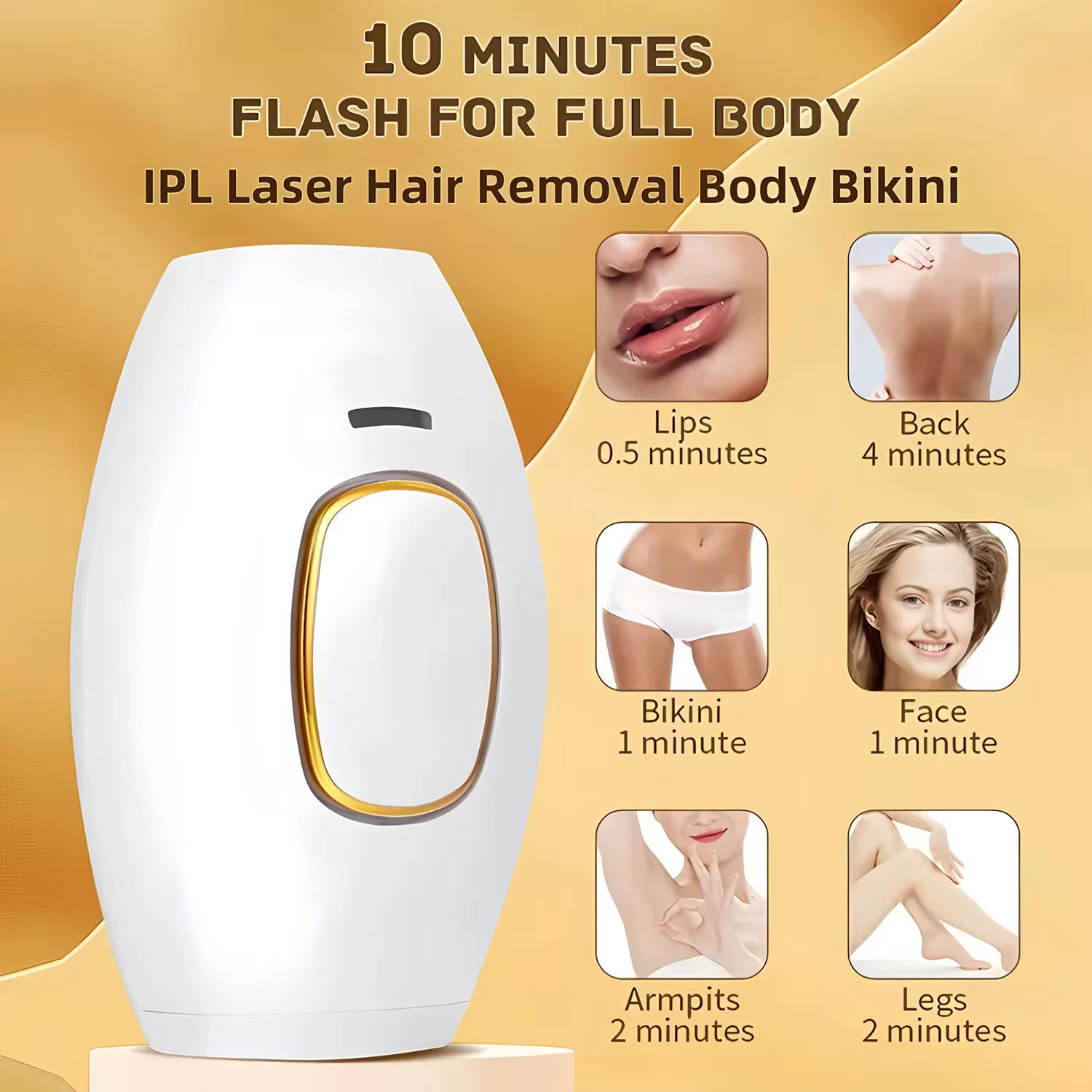 Épilateur laser IPL, épilateur rapide à flash