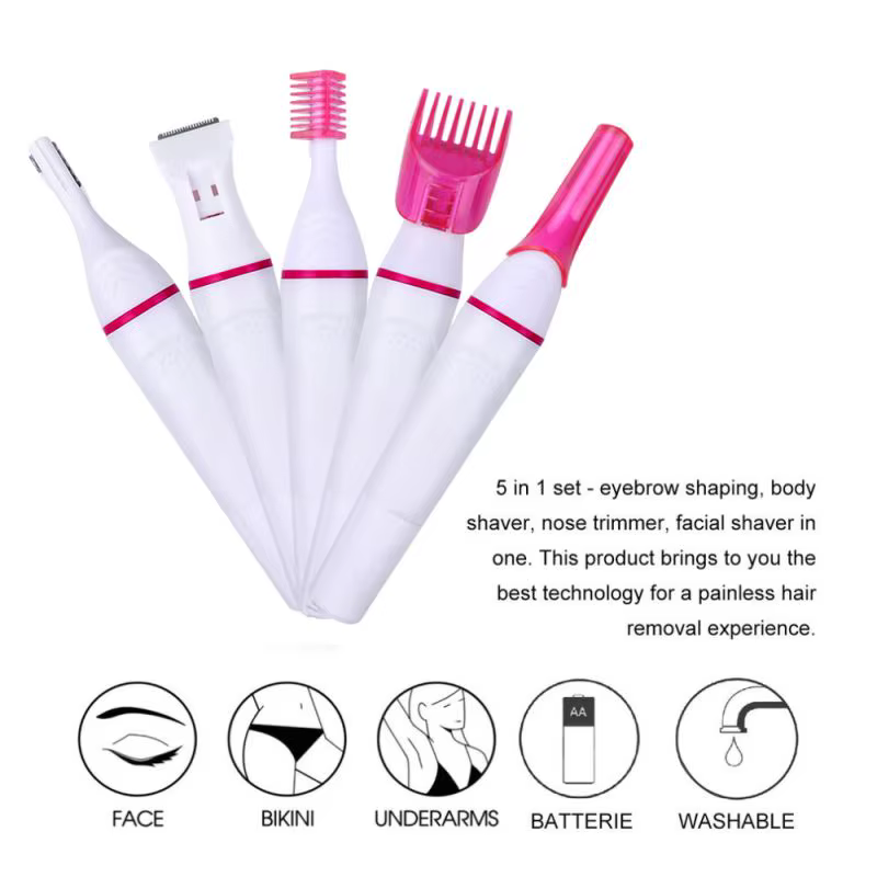 Multifonction dame épilateur femme rasoir de sourcils pour épilation Machine à raser visage dépilador Bikini dépilatoire électrique