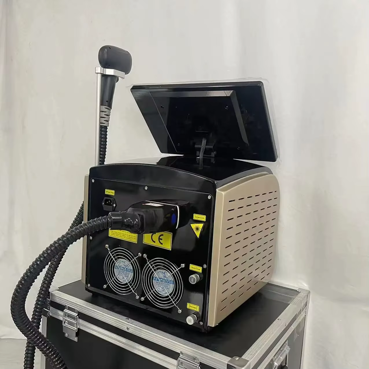Nouvel appareil d'épilation au laser diode portable 755nm 808nm 1064nm 5000W Ice Platinum
