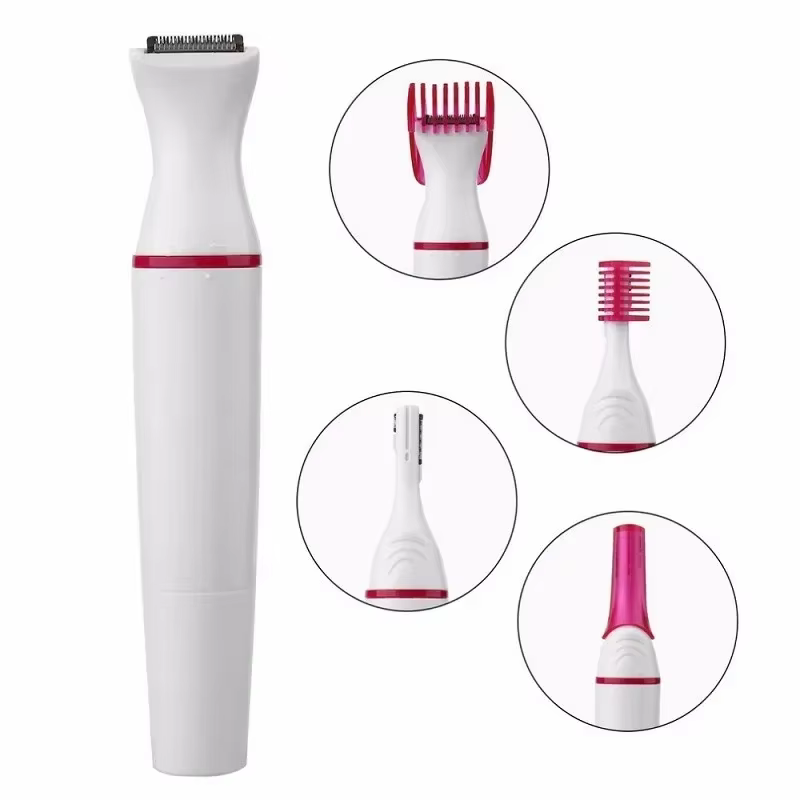 5 en 1 ensemble femmes épilateur femme rasoir de sourcils dame