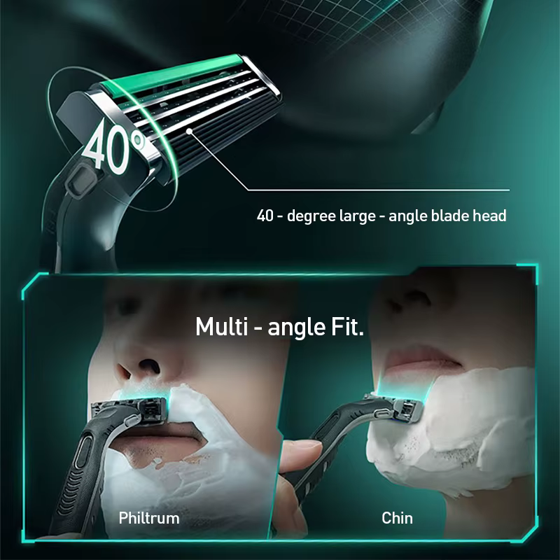 Gillette nouveau Vector 3D puissance rasoir lames flottantes rasage barbe Machine