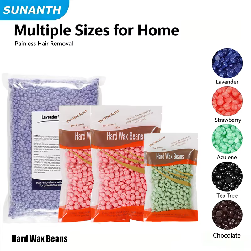 Perles de cire dure 50g/200g/500g pour épilation corporelle