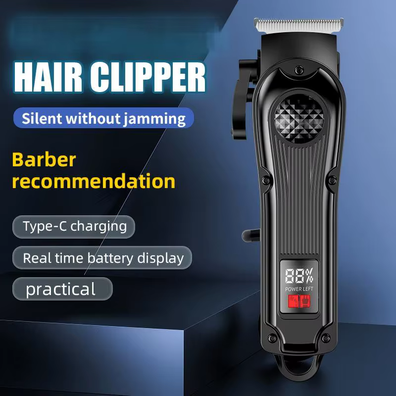 Tondeuse à cheveux électrique professionnelle pour la rasage de la tête et l'auto-toilettage