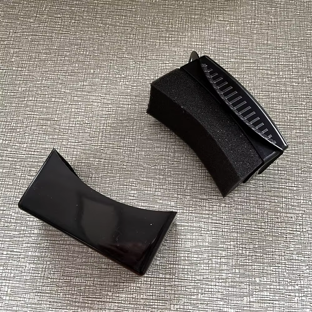 Lot de 2 éponges de lavage, polissage et nettoyage pour pneus de voiture, jantes et garnitures, pour lustrage et detailing