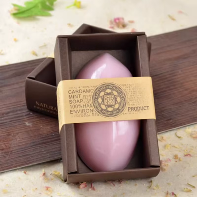 Savon aux huiles essentielles thaïlandaises, 110g, fait à la main, pour le bain, blanchissant pour tout le corps, pour éliminer les points noirs, savon naturel à la rose et au lait de chèvre