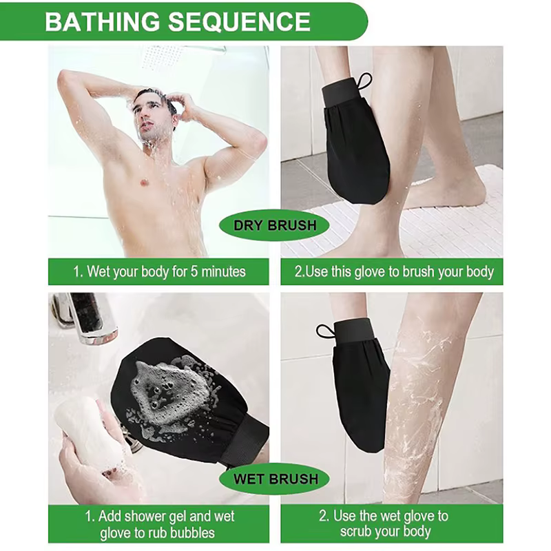 Gant exfoliant marocain Kessa pour le hammam