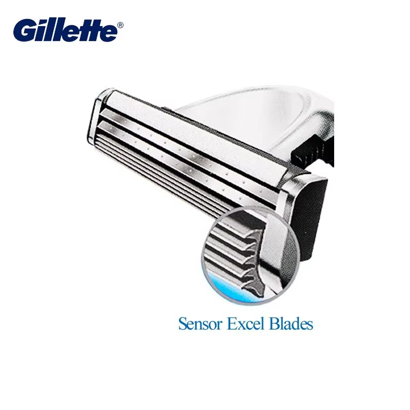 Gillette Sensor Excel-Lame de rasoir double couche pour hommes