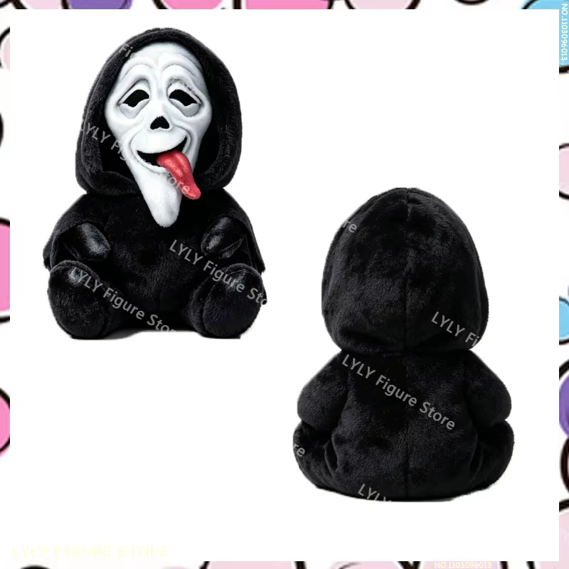 En stock : Peluche Scarymovie Youtooz Scream Ghost Face, poupée tueuse de film d'horreur, cadeau de collection pour Halloween pour les fans