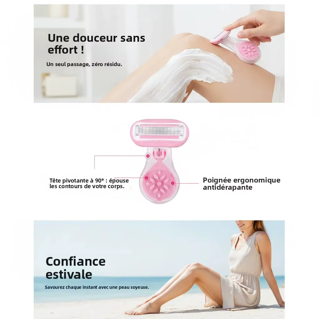 Rasoir pour femmes à 5 lames