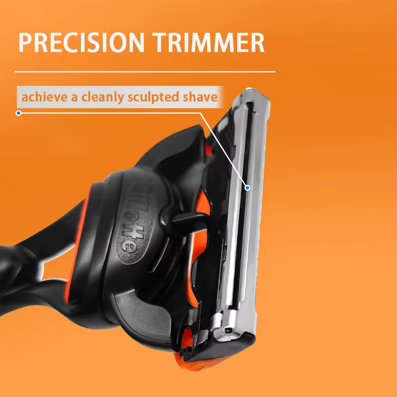 Gillette Fusion 5 rasoir pour hommes sécurité manuel Machine à raser 5 couches lame avec bande de lubrification