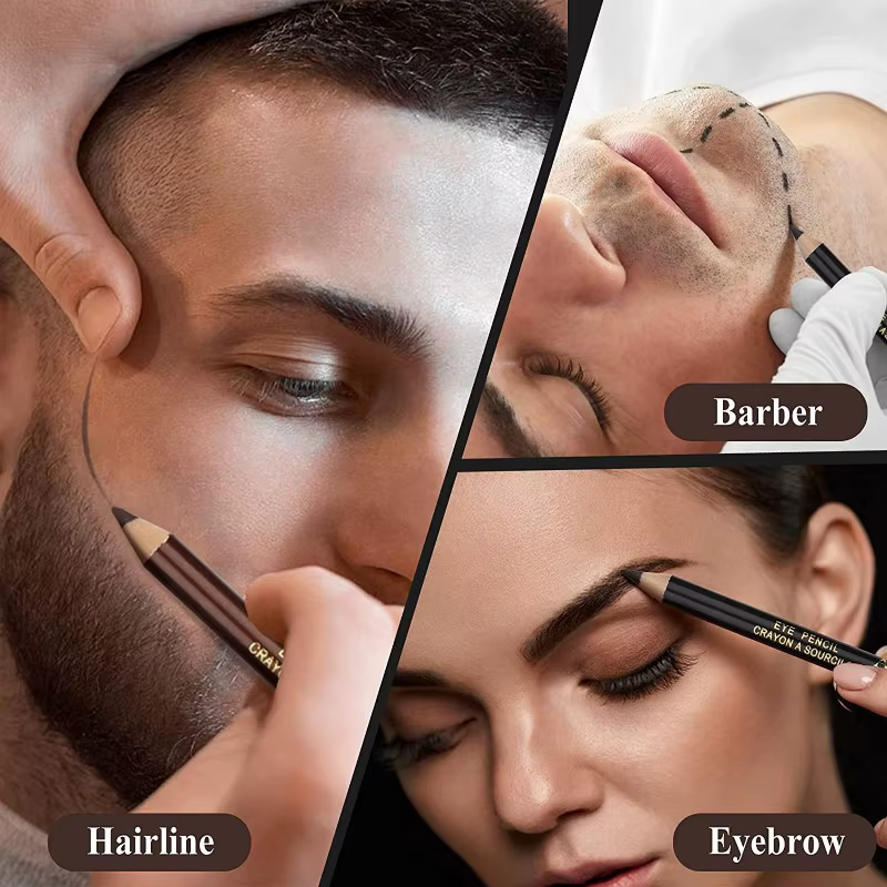 Crayon pour hommes, bord de barbe