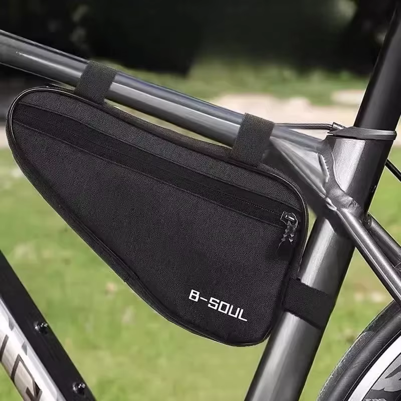 Sac triangulaire de vélo, sac de rangement pour cadre avant de vélo, sacs de cyclisme durables, pièces de vélo en plein air, accessoires de vélo