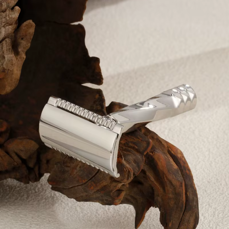 Rasoir de sécurité Yaqi Cerberus en acier inoxydable
