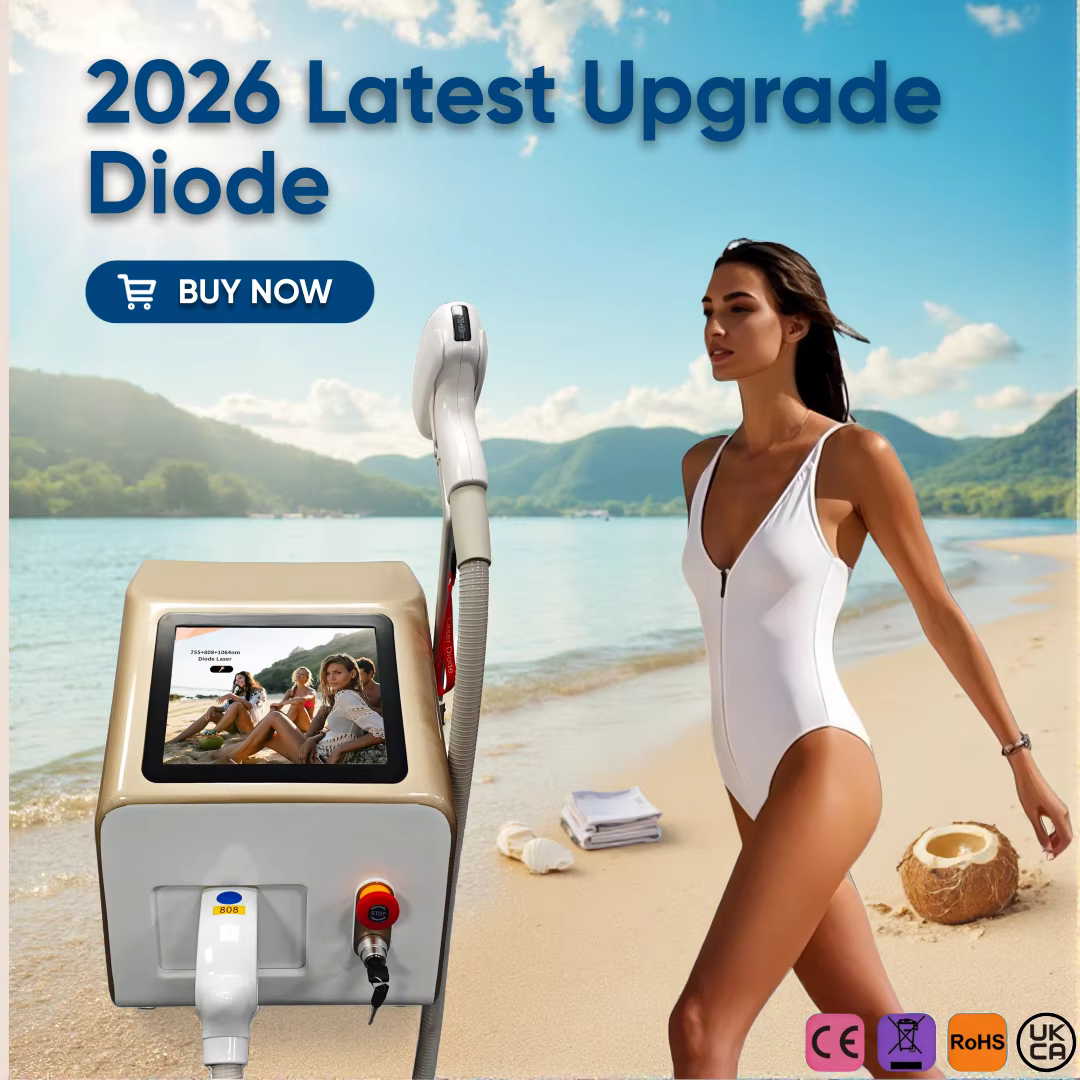Machine professionnelle d'épilation laser Soprano Ice Titanium 4000W