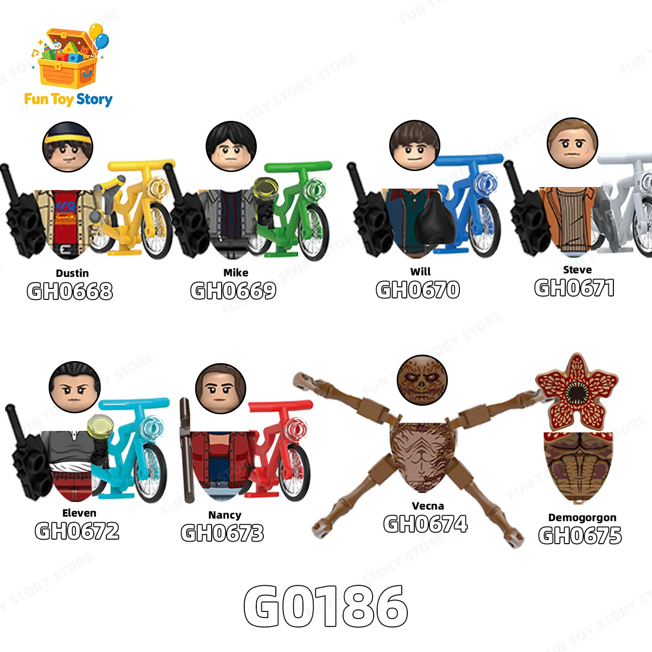 Collection de figurines d'action à assembler sur le thème des personnages de films d'horreur pour les passionnés de cinéma et de télévision