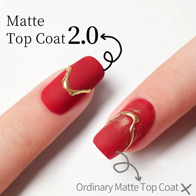 AWStorG 15ml mat couche de finition 2.0 poudre antiadhésive vernis à ongles vernis Semi Permanent tremper Gel vernis à ongles manucure Art