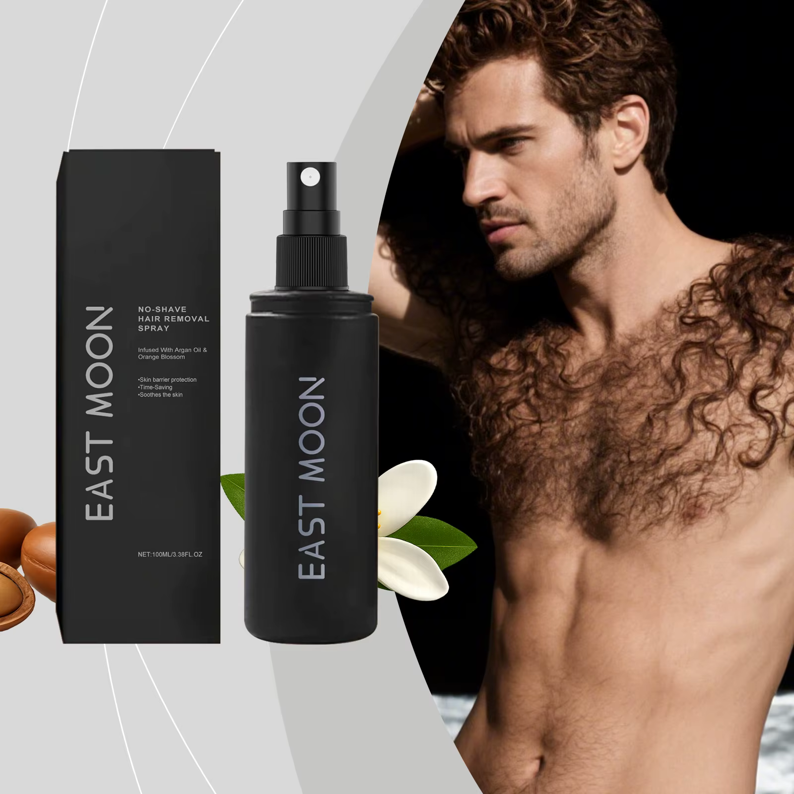 East Moon – Spray d'épilation à l'huile d'argan